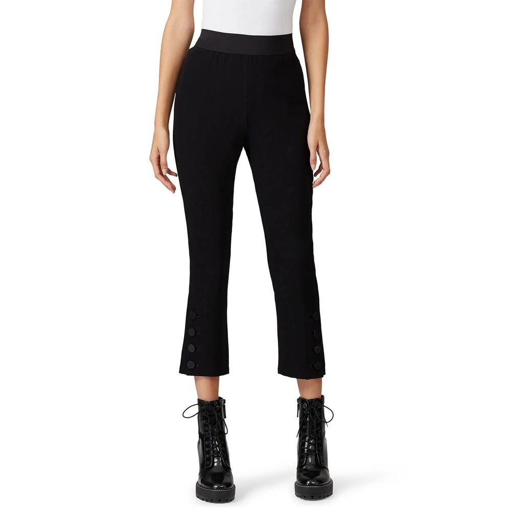 Cinq a Sept Womens 4 Black Tori Pants Office Formal Closet Staple Buttons